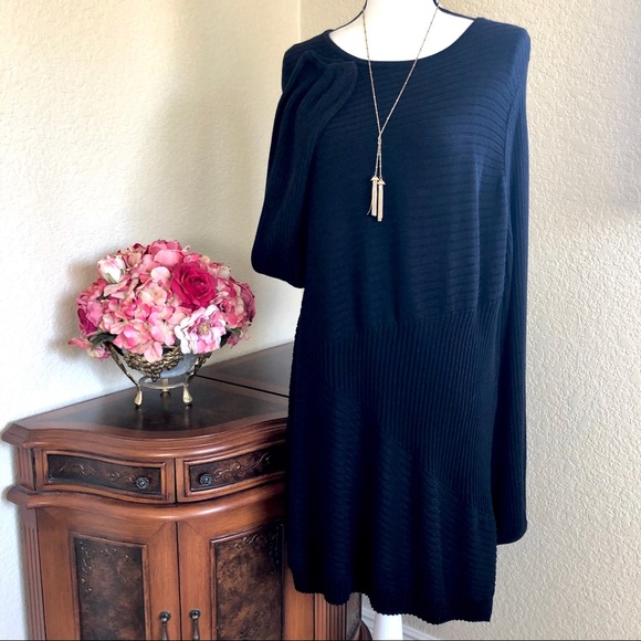 Balloon Sleeve Sweater Dress or Tunic - Picture 3 of 7